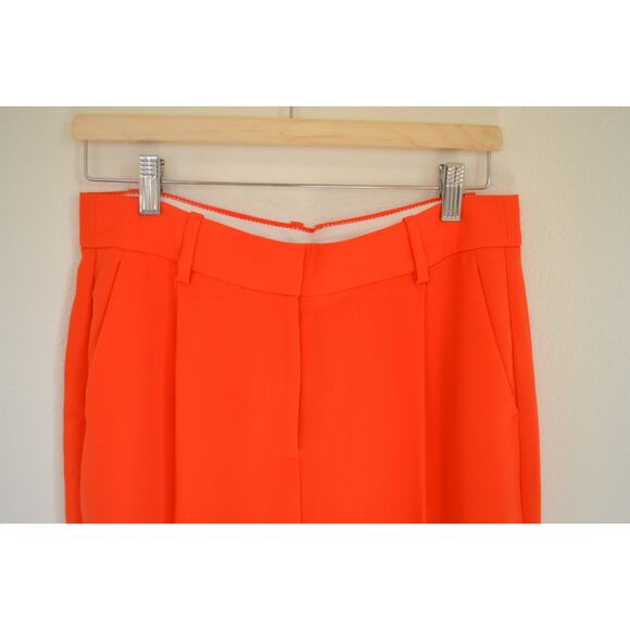 J Crew Boddington Essential Pant Orange Crepe Dress Trousers New With Tag Size 6 - Picture 5 of 8